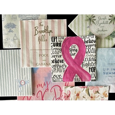 Linun Full Color Bleed Beverage Napkin