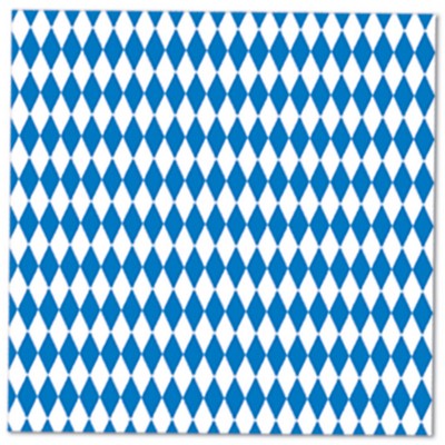 Oktoberfest Blue & White Luncheon Napkins